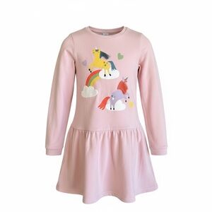 🌈 Polarn O. Pyret Sweden Unicorn Dress | Size 134 (8–9 Years)